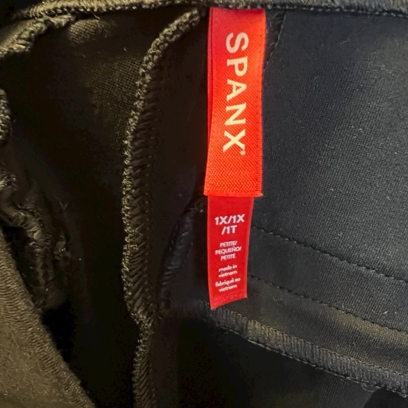 SPANX Smooth™ Perfect Fit Black Ponte Slim Straight Pant Size 1X Petite - Picture 11 of 11